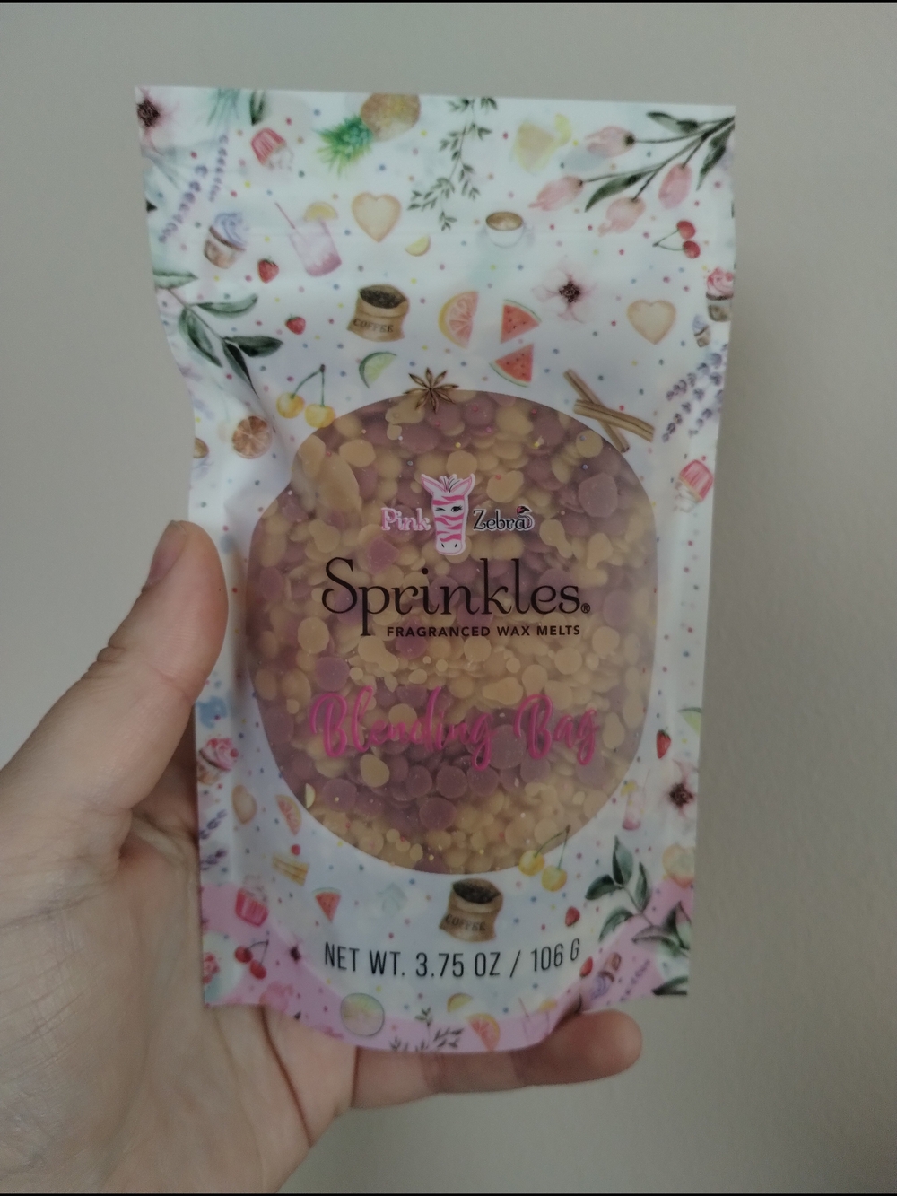 Pink Zebra Sprinkles Fragranced Wax Melts - Autumn Barrel (Brown/Gold)